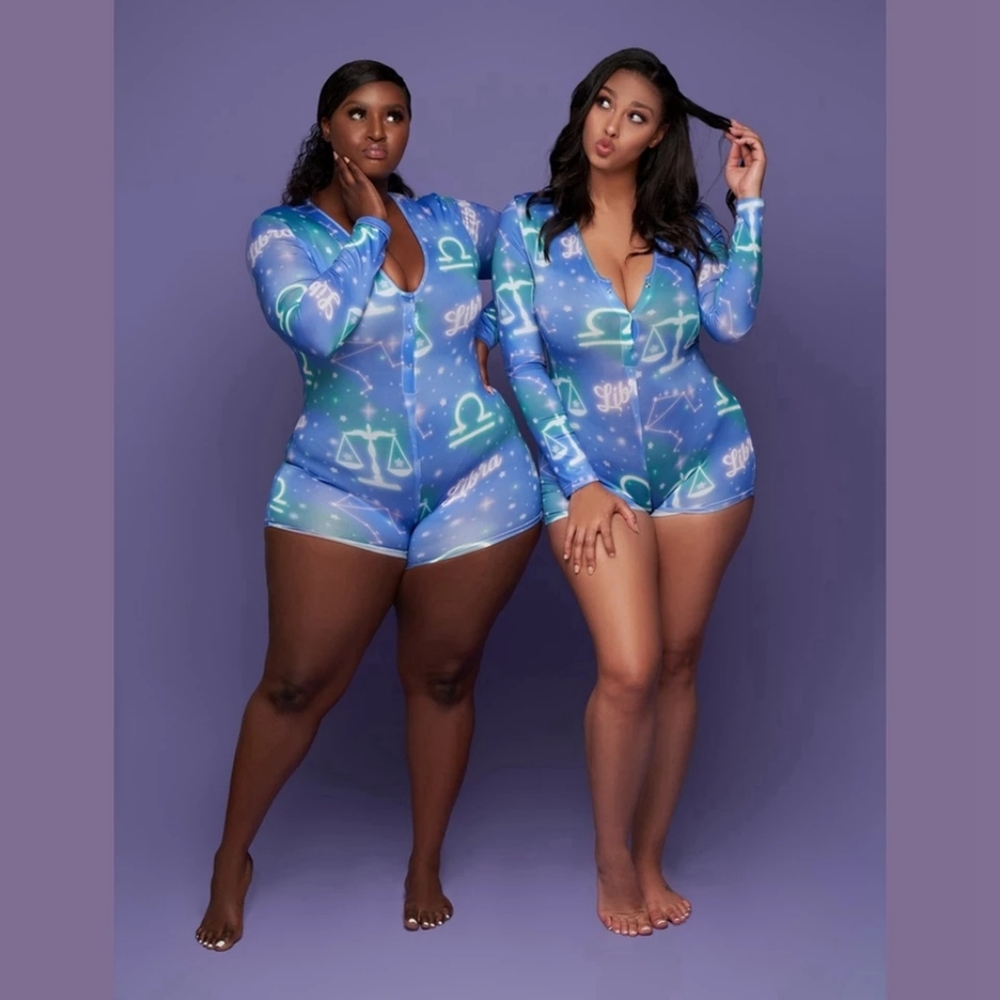 Libra zodiac romper